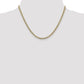 Semi-Solid with Rhodium PavÇ Curb with Lobster Clasp Chain - WBC