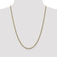 Semi-Solid with Rhodium PavÇ Curb with Lobster Clasp Chain - WBC