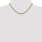 Semi-Solid with Rhodium PavÇ Curb with Lobster Clasp Chain - WBC