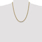 Semi-Solid with Rhodium PavÇ Curb with Lobster Clasp Chain - WBC