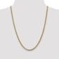 Semi-Solid with Rhodium PavÇ Curb with Lobster Clasp Chain - WBC