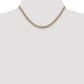 Semi-Solid with Rhodium PavÇ Curb with Lobster Clasp Chain - WBC