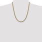 Semi-Solid with Rhodium PavÇ Curb with Lobster Clasp Chain - WBC