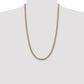 Semi-Solid with Rhodium PavÇ Curb with Lobster Clasp Chain - WBC