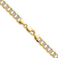 Semi-solid with Rhodium PavÇ Curb Chain - WBC