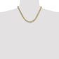 Semi-solid with Rhodium PavÇ Curb Chain - WBC