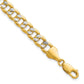 Semi-solid with Rhodium PavÇ Curb Chain - WBC