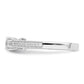Brilliant Embers Rhodium-plated 21 Stone Micro PavÇ CZ Ring - WBC