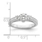 Brilliant Embers Rhodium-plated 21 Stone Micro PavÇ CZ Ring - WBC