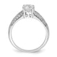 Brilliant Embers Rhodium-plated 53 Stone Micro PavÇ CZ Ring - WBC
