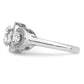 Brilliant Embers Rhodium-plated 50 Stone Micro PavÇ CZ Ring - WBC