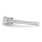 Brilliant Embers Rhodium-plated 45 Stone Micro PavÇ CZ Ring - WBC