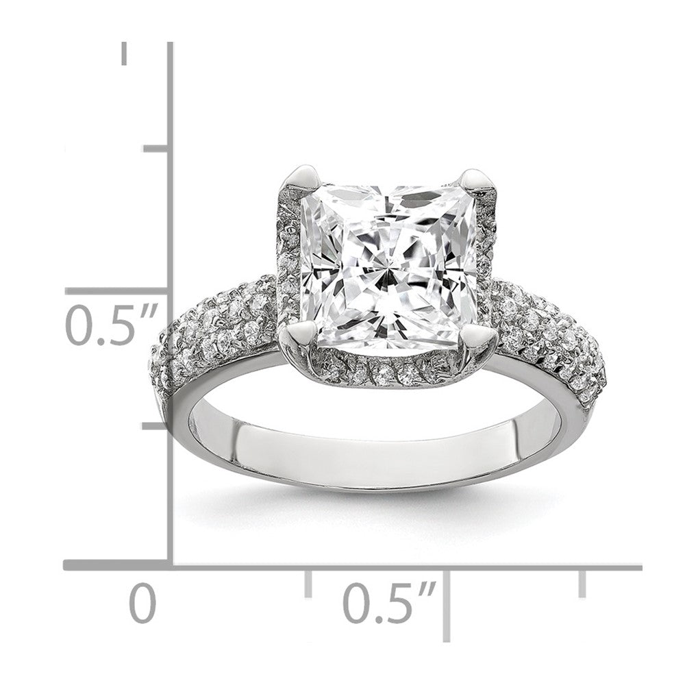 Square CZ Ring - WBC