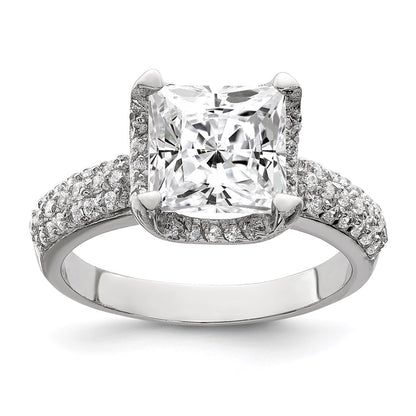 Square CZ Ring - WBC
