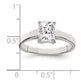 Solitaire Emerald CZ Ring - WBC