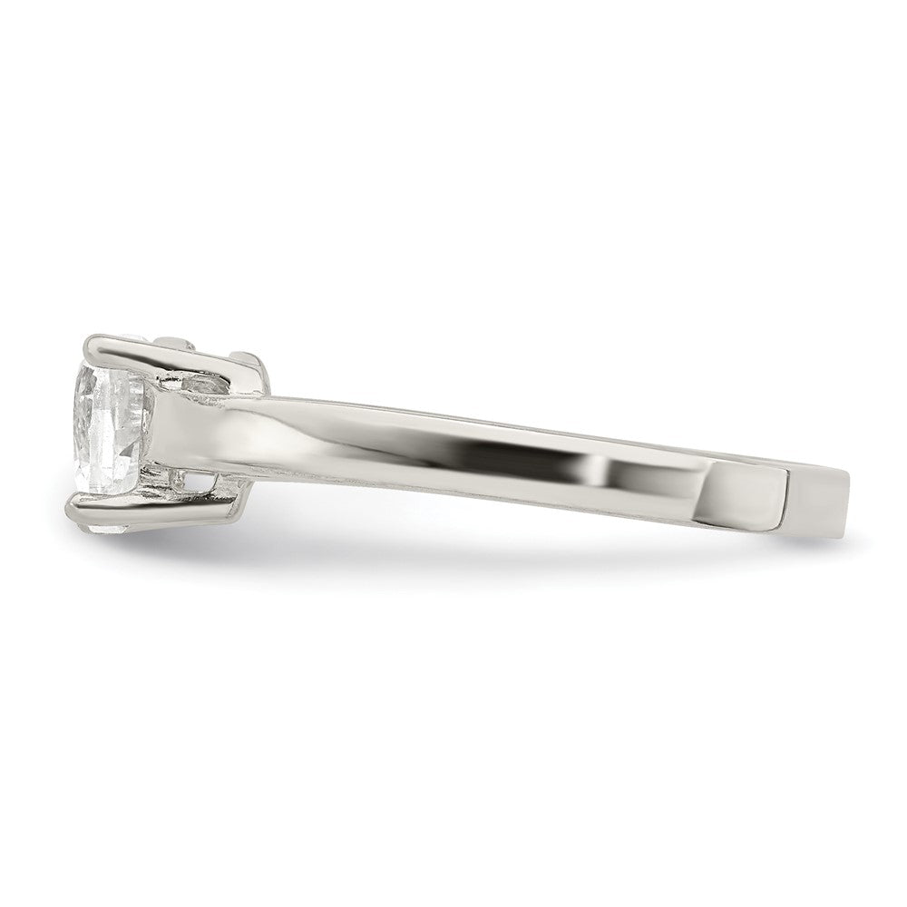 Solitaire Heart CZ Ring - WBC