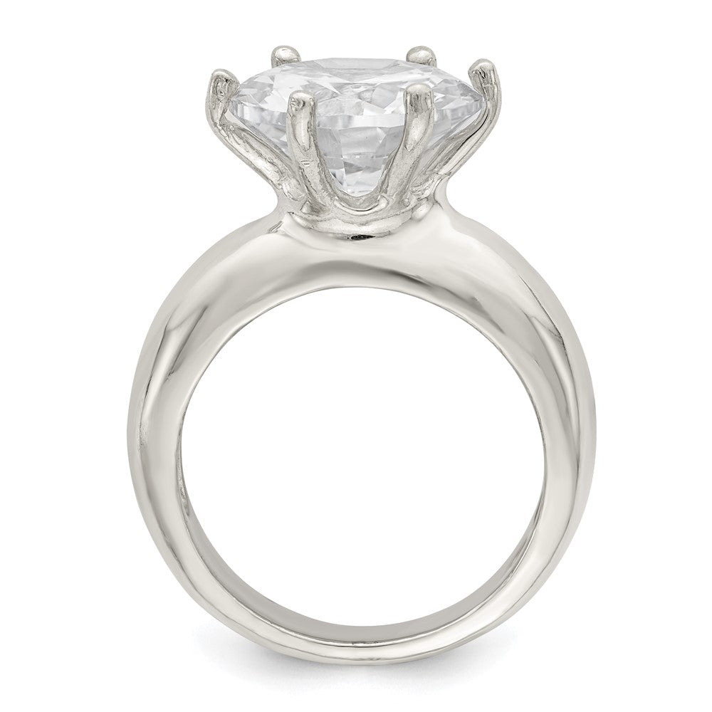 Solitaire Round CZ Ring - WBC