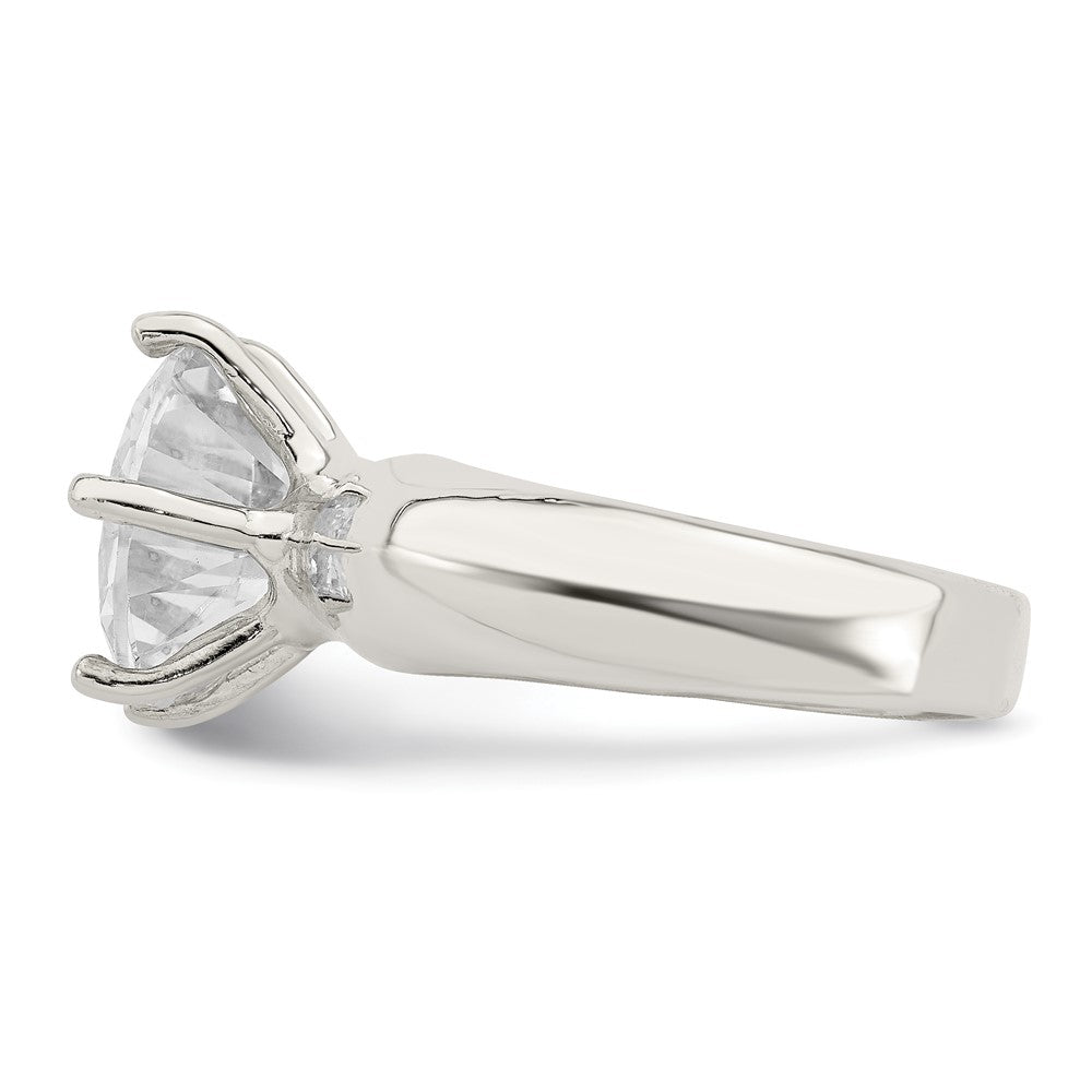 Solitaire Round CZ Ring - WBC