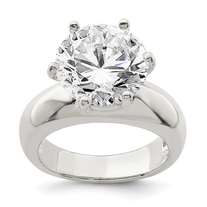 Solitaire Round CZ Ring - WBC