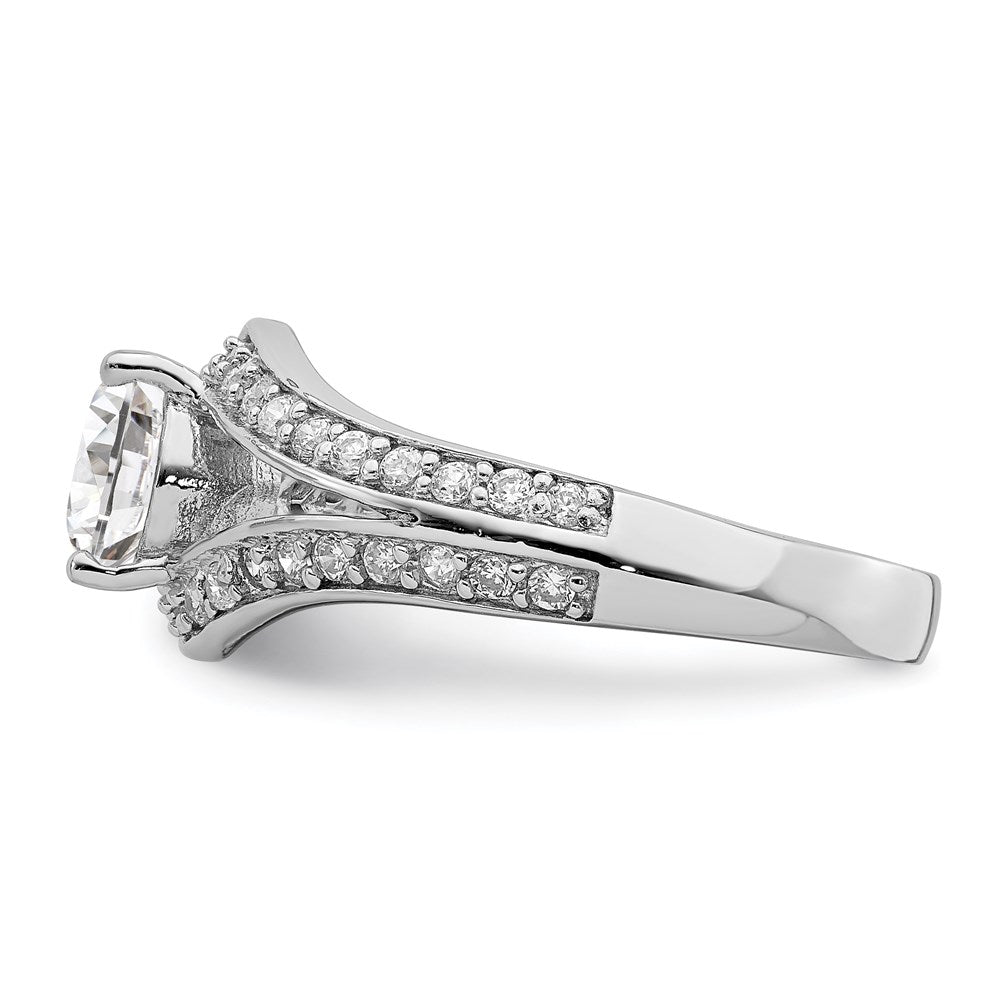 Rhodium Plated CZ Ring - WBC