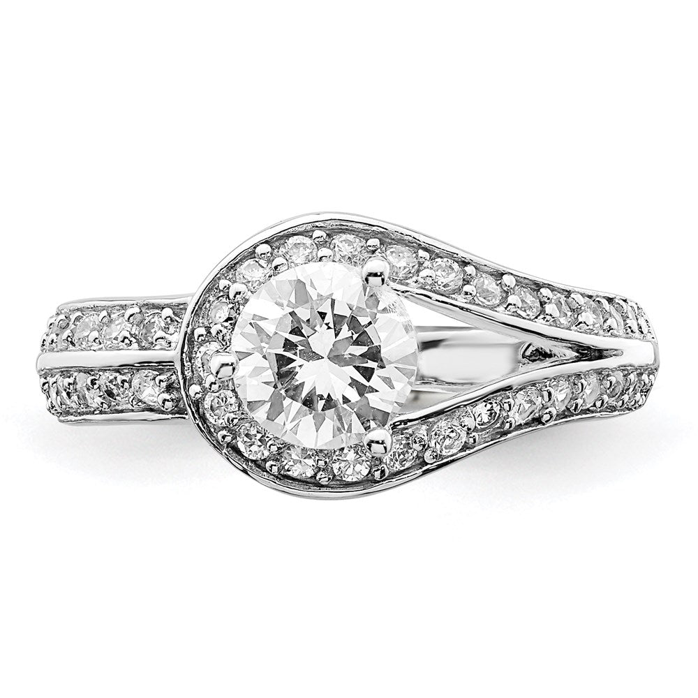 Rhodium Plated CZ Ring - WBC