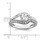 Rhodium Plated CZ Ring - WBC