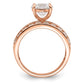 Polished -tone 3 Row CZ Ring - WBC