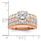Polished -tone 3 Row CZ Ring - WBC