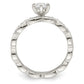 Polished CZ Wedding Ring Set - WBC