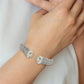 Shey Couture with Accent Antiqued 1/2 carat Diamond Hinged Cuff Bracelet - WBC