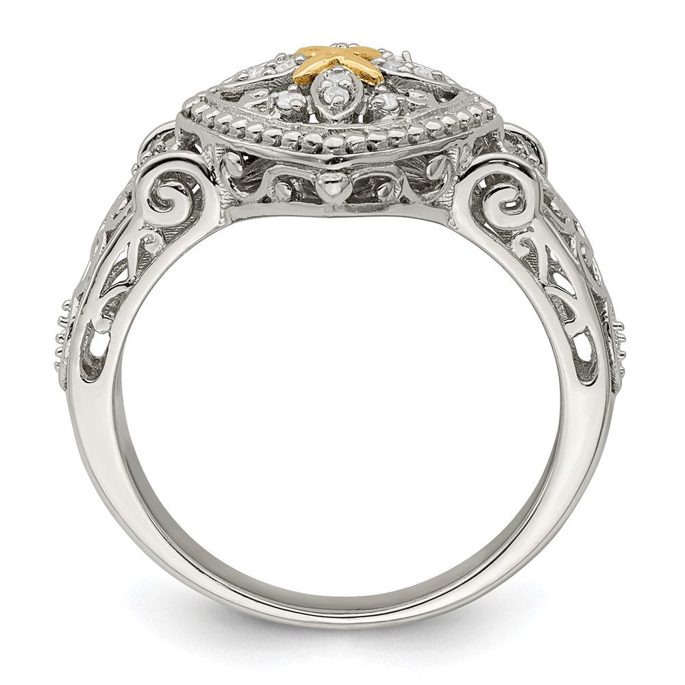 Shey Couture Rhodium-plated with Accent Diamond Ring - WBC