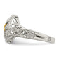 Shey Couture Rhodium-plated with Accent Diamond Ring - WBC