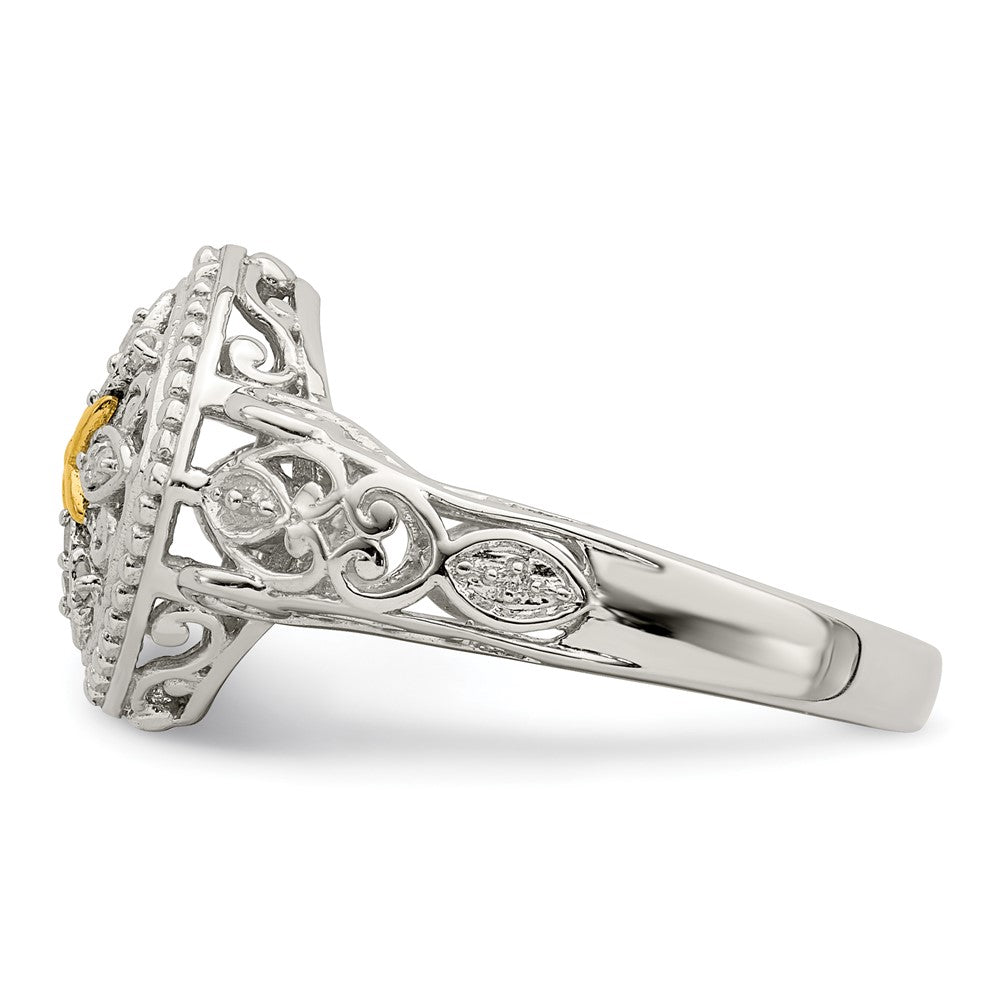Shey Couture Rhodium-plated with Accent Diamond Ring - WBC