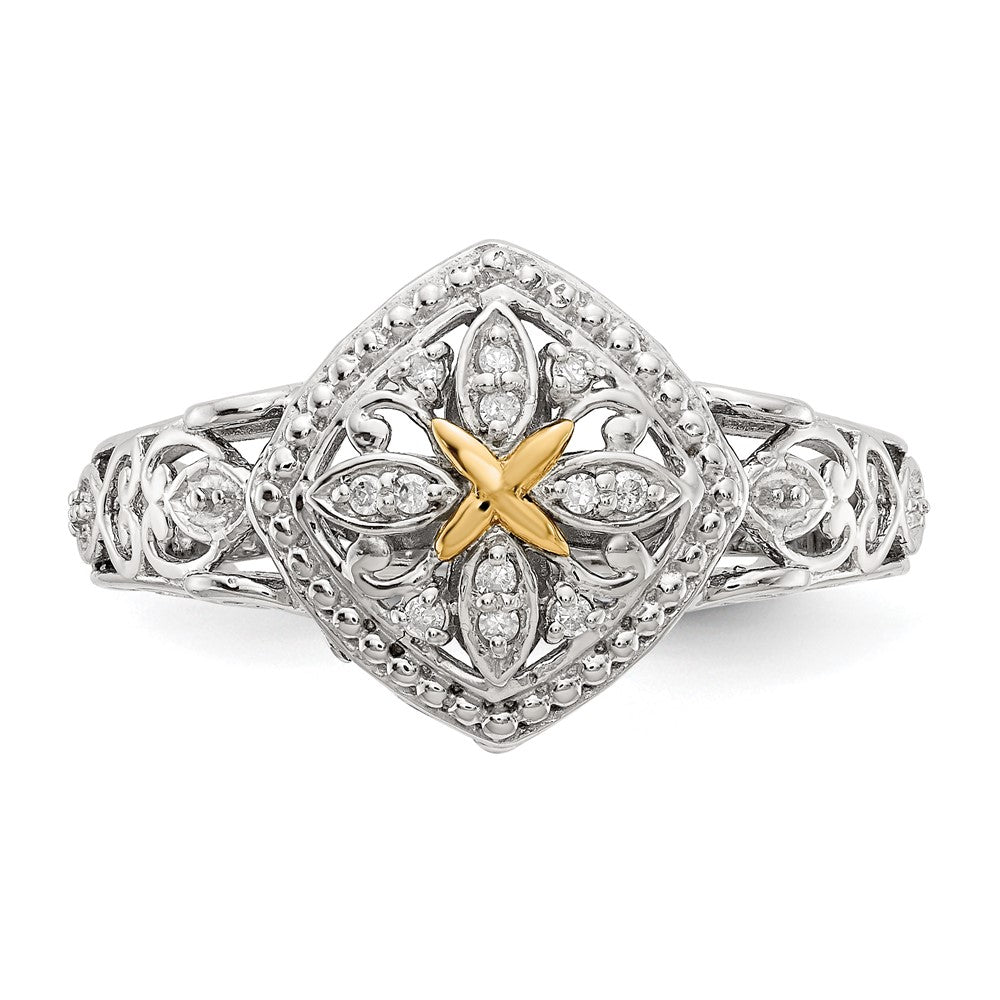 Shey Couture Rhodium-plated with Accent Diamond Ring - WBC