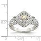 Shey Couture Rhodium-plated with Accent Diamond Ring - WBC