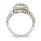 Shey Couture Rhodium-plated with Accent Polished Diamond Ring - WBC