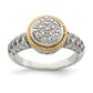 Shey Couture Rhodium-plated with Accent Polished Diamond Ring - WBC