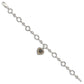 Shey Couture with Accent Antiqued Black Diamond Heart Link Bracelet - WBC