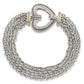 Shey Couture with Accent Antiqued Diamond Heart Bracelet - WBC