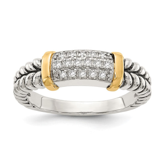 Shey Couture with Accent Antiqued Diamond Ring - WBC