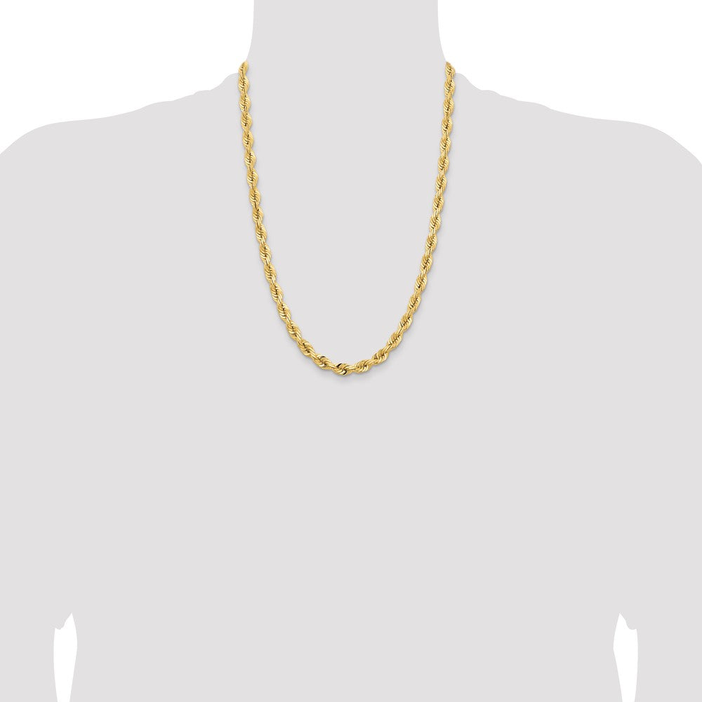 Diamond-cut Quadruple Rope Fancy Lobster Clasp Chain - WBC