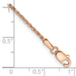Diamond-cut Man Made Rope with Lobster Clasp Anklet - WBC
