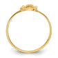 Polished Teddy Bear Baby / Childs Ring - WBC