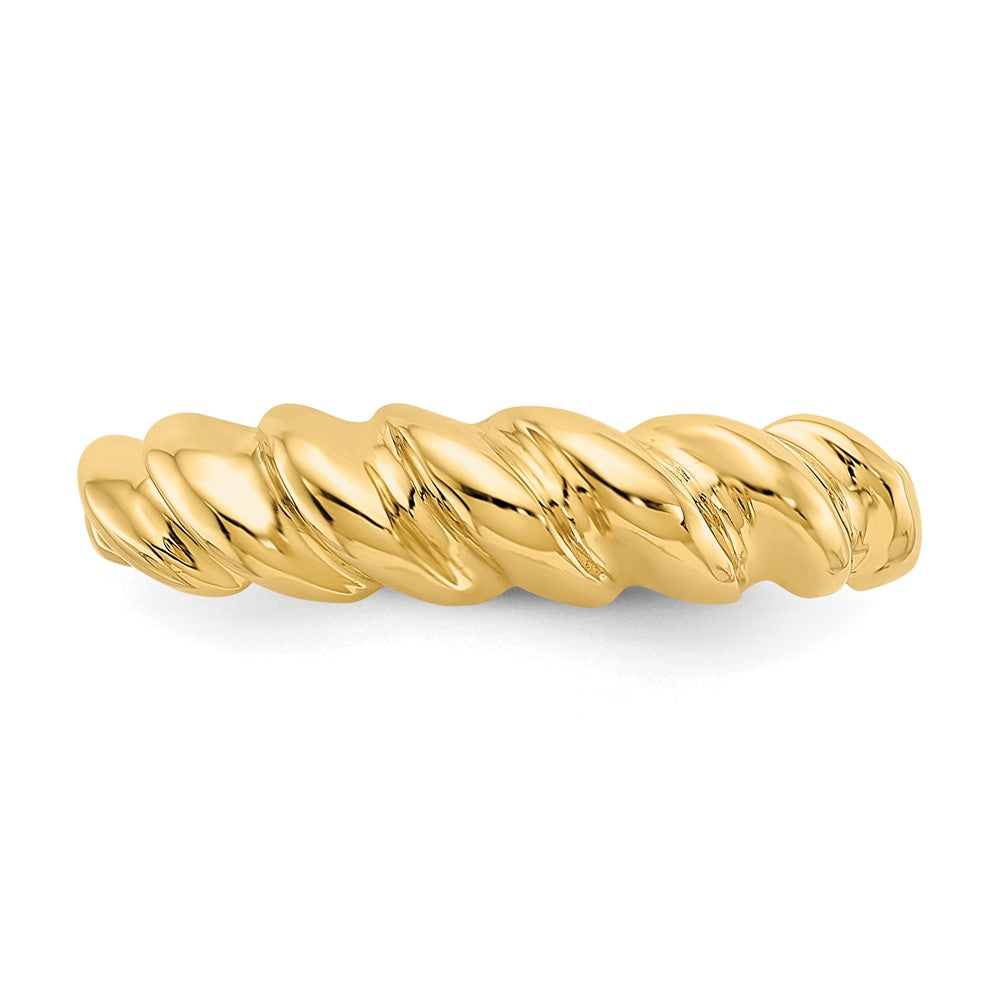 Polished Twisted Dome Ring - WBC