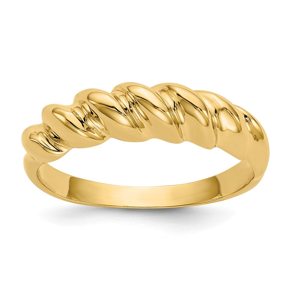 Polished Twisted Dome Ring - WBC