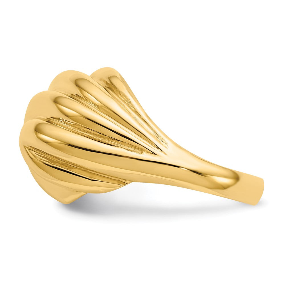 Polished Swirl Dome Ring - WBC