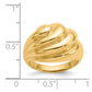 Polished Swirl Dome Ring - WBC