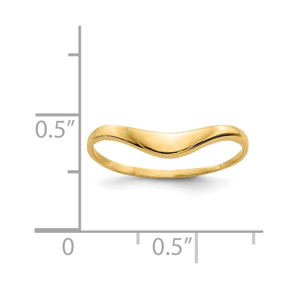 Polished Curve Ring - WBC