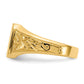 Polished Closed Back Childs Square Signet Ring - WBC