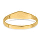 Polished Closed Back Baby Square Signet Ring - WBC